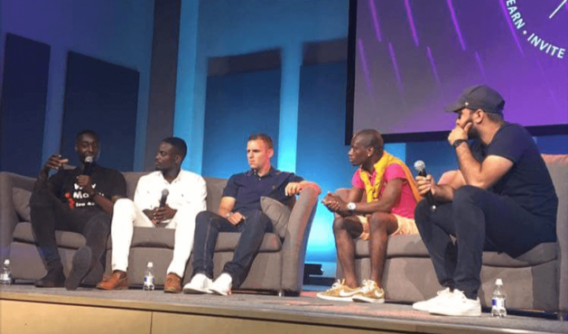 Group of footballers